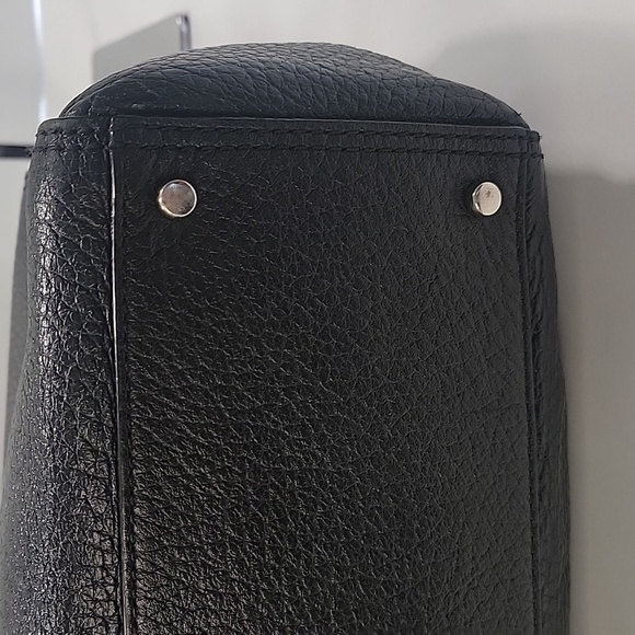 kate spade Southport Avenue Odin Leather Tote,  Black with Gold Plated Hardware - Picture 5 of 14